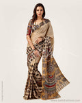 SR-0818 Kalamkari Tussar Silk Saree