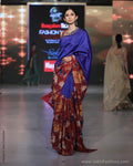 SR-0884M -Blue pure Kanchivaram silk saree