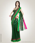 BGN-23521 Green & Pink Pure Uppada Silk  Saree