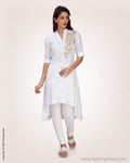 WWO-16153 - White & Beige Top