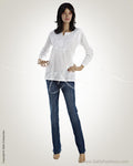 WWO-7770 - White Pure Cotton Top