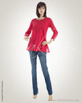 WWO-7771 - Pink Pure Cotton Top