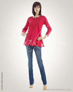 WWO-7771 - Pink Pure Cotton Top