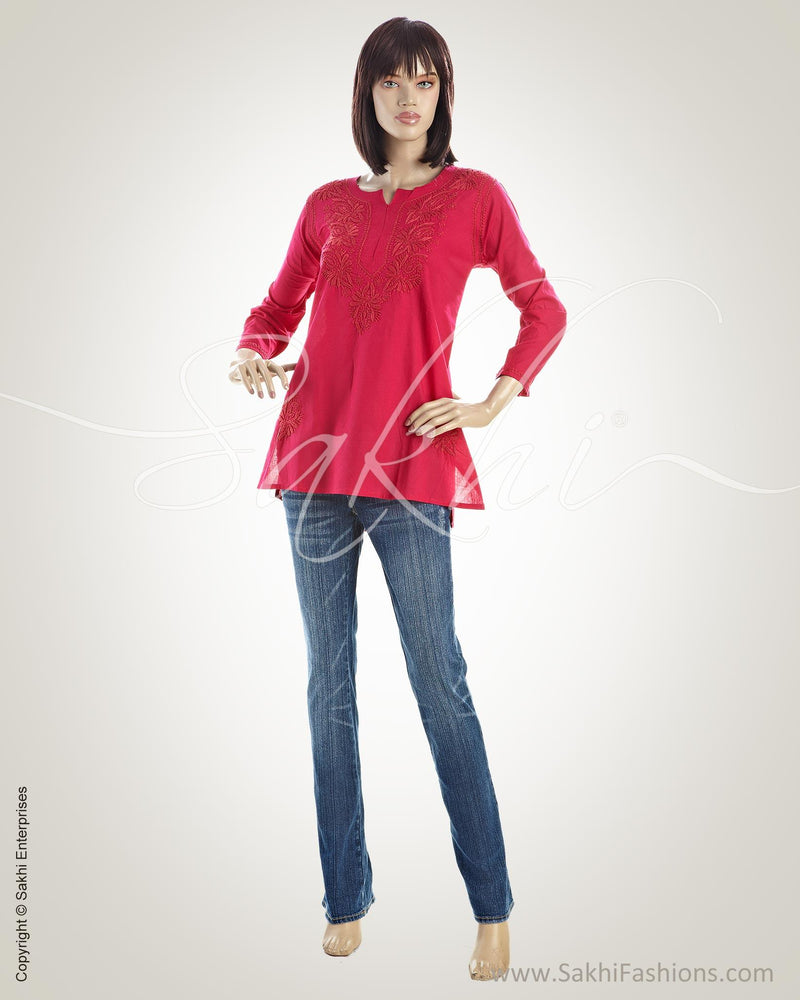 WWO-7771 - Pink Pure Cotton Top