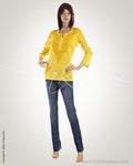 WWO-7774 - Yellow Pure Cotton Top